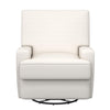 Rylan Swivel Glider Recliner Chair - White