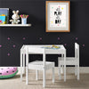 Hunter 3-Piece Kiddy Table & Chair Set - White - N/A