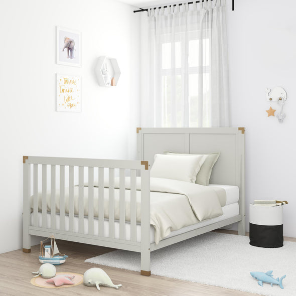Miles 5-in-1 Convertible Crib - Soft Grey