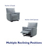 Raleigh Glider Recliner Chair - Gray - N/A