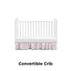 Adelyn 2-in-1 Convertible Wood Crib - White - N/A