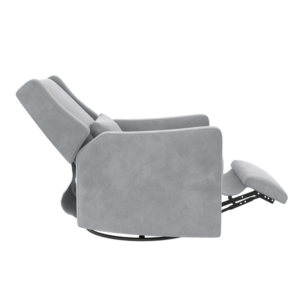 Otto Power Swivel Glider Recliner with USB - Light Gray