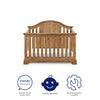 Macy 4-in-1 Rustic Wood Convertible Crib - Natural Rustic - N/A