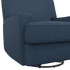 Rylan Swivel Glider Recliner Chair - Blue