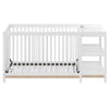 Calista Two Tone 4-in-1 Crib & Changer Combo - White - N/A