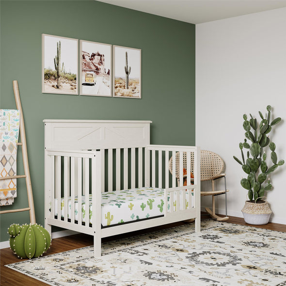 Hathaway Toddler Rail - Rustic White - N/A