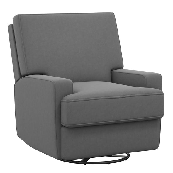 Rylan Swivel Glider Recliner Chair - Dark Gray