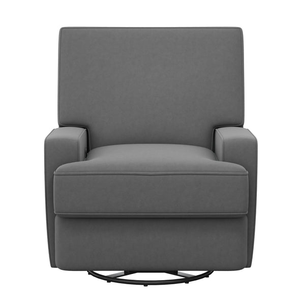 Rylan Swivel Glider Recliner Chair - Dark Gray