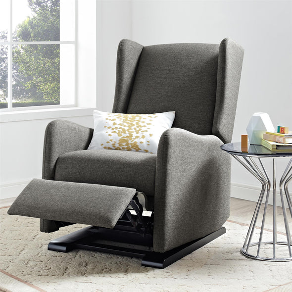 Rylee Tall Wingback Glider Recliner - Gray